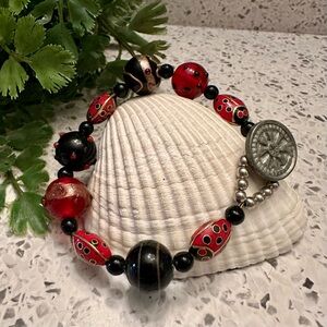Ladybug bracelet